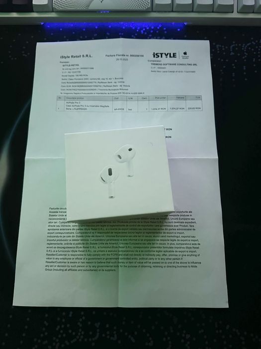 AirPods Pro 3+Factura