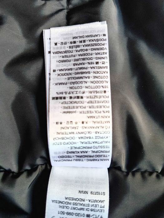 Мъжко яке Levis Parka, черно, Thermore Insulated с качулка Folsom