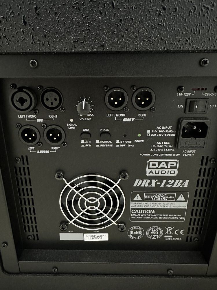 Dap Audio (2 boxe Drx-12a si 2 subwoofer Drx-12ba) Active