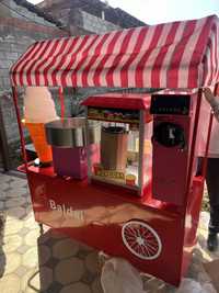 Аппарат 3в1, сладкая вата  попкорн и  мороженное аппарат