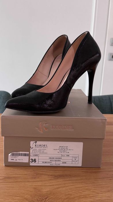 Pantofi din piele naturala Kordel