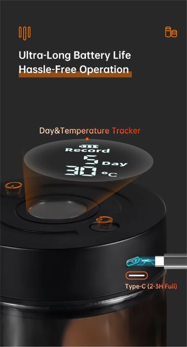 ІКАРЕ Умный вакуумный контейнер для кофе(400 мл)