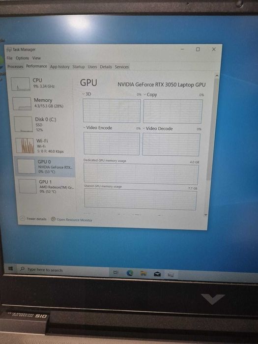 Hope Amanet P10/Lapotp Gaming HP Victus