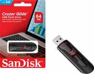 Флеш-накопитель SanDisk 64-128 ГБ Cruzer Glide 3.0