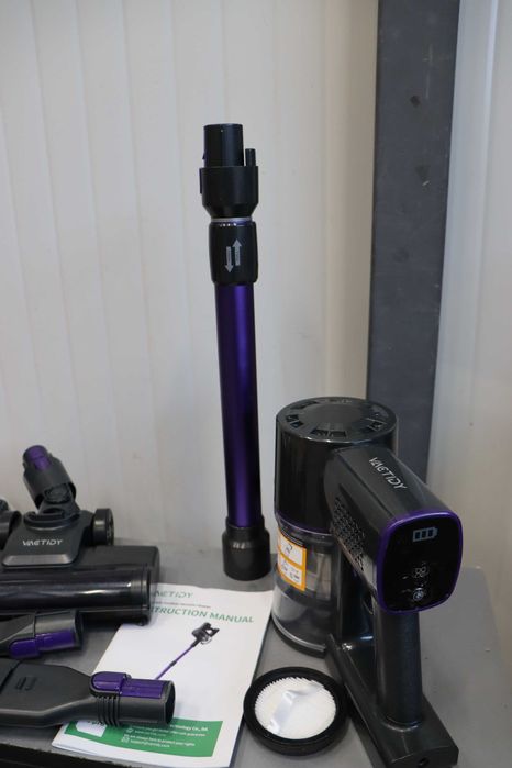 Безжична прахосмукачка Vactidy V8 Pro, тъчдиск дисплей, ANIMAL, Led