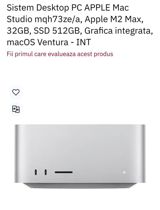 Vand Mac Studio M2 Max   32 Gb