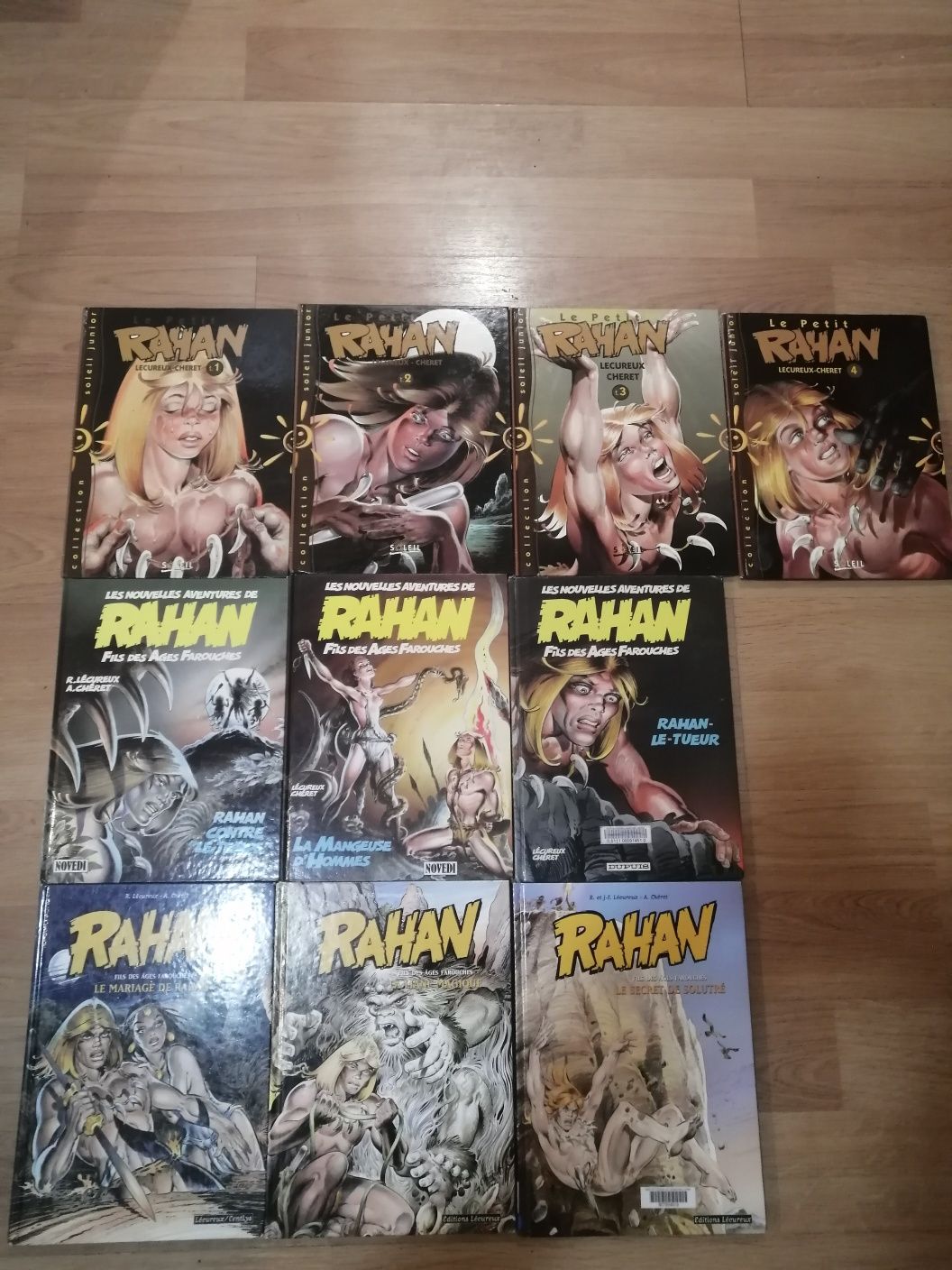 Lot Rahan Nouvelle Colection nr 1-36, plus 9 albume, pret 2500 lei.