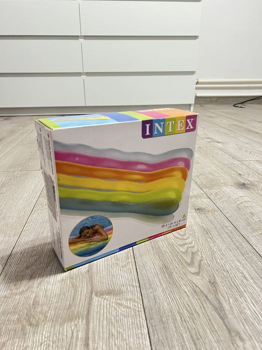 Saltea gonflabila multicolor INTEX 1,91m X 81 cm piscina