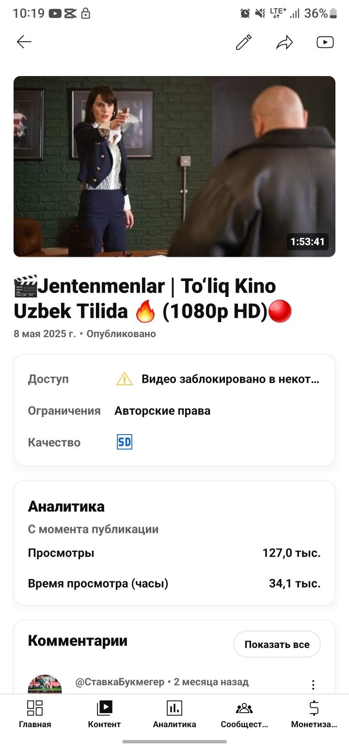 Youtube kanal 28k lik 100$