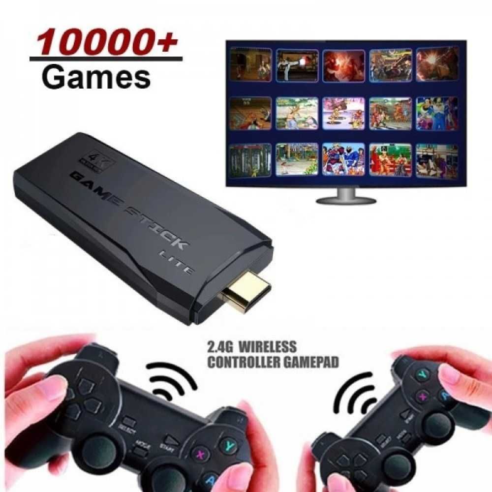 Безжична ретро конзола GAME STICK HDMI 10 000 игри