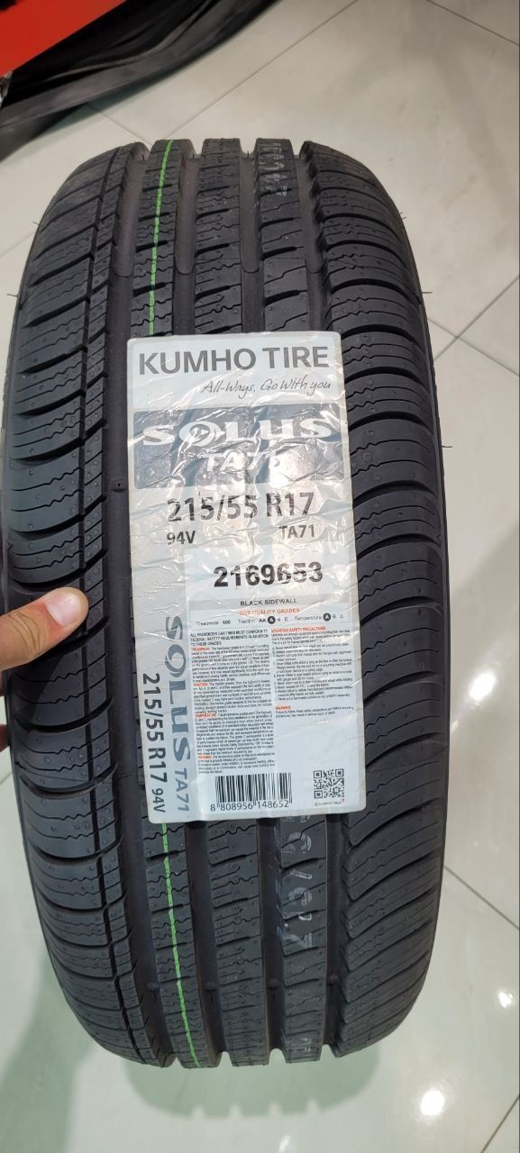 Balon shina Kumho TA71  195/60/15 barcha madelari va razmerlari mavjud