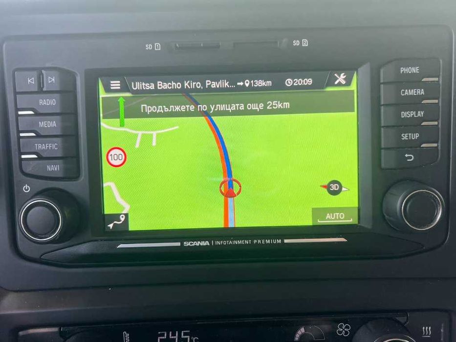 2025 НОВО SCANIA Навигационна СД Карта Камион Скания Sd Card AUS4