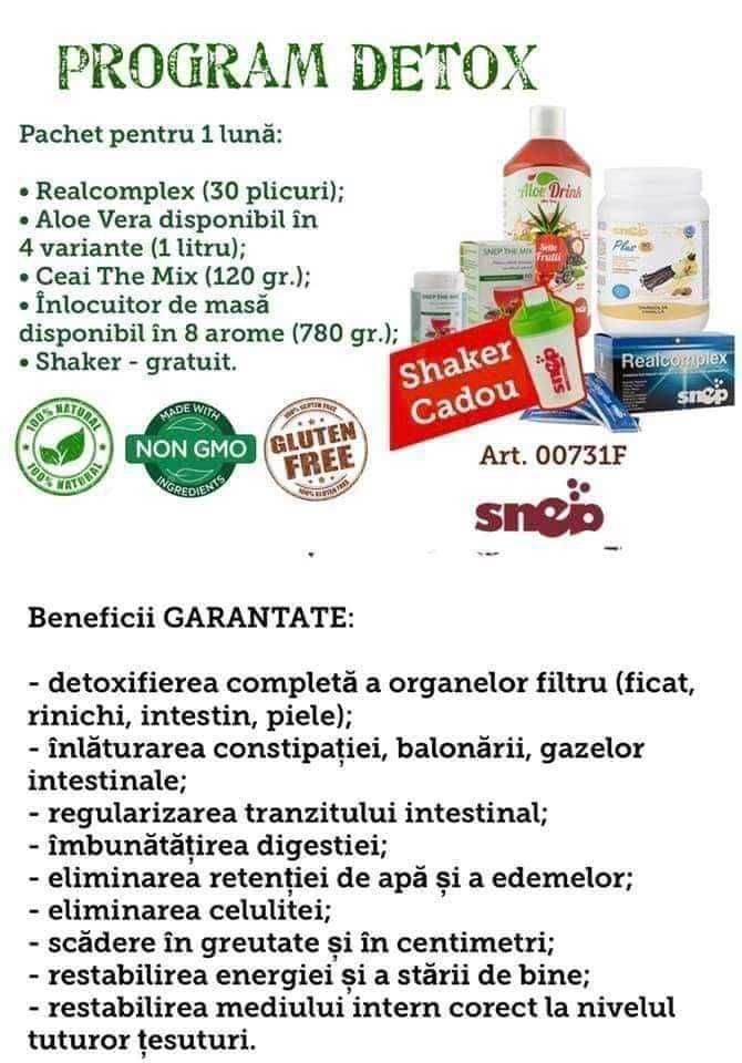 kit detox slabire 30 zile