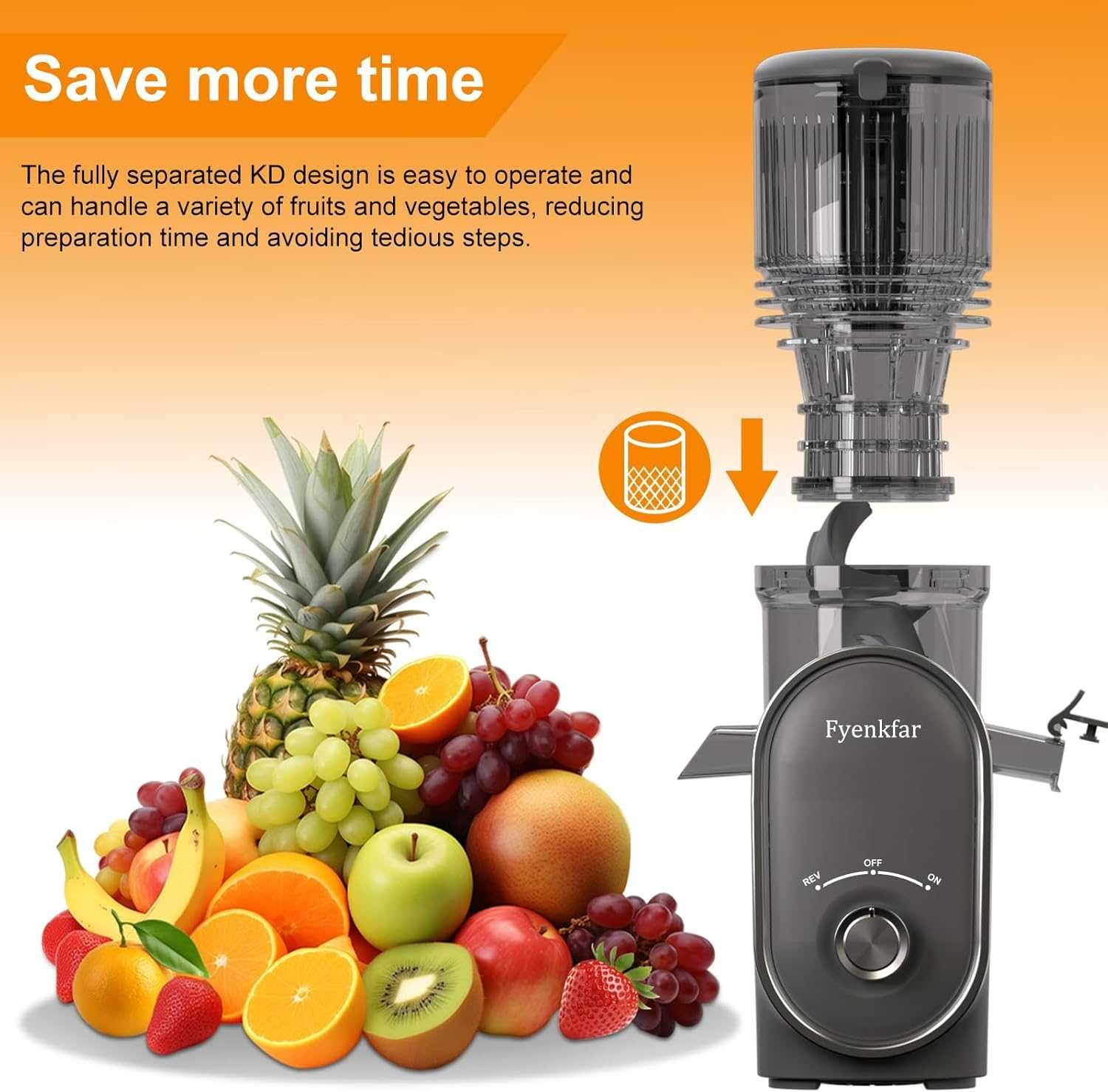 Сокоизтисквачка бавнооборотна Fyenkfar Juicers,Гаранция