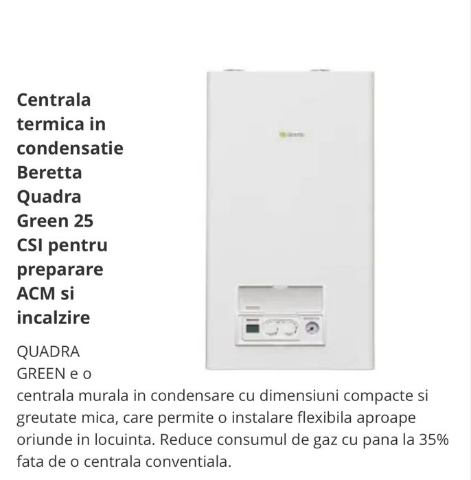 Centrala termica in condensatie Beretta Quadra Green 30 CSI