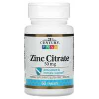 Zinc Citrate, 50 mg 21st Century