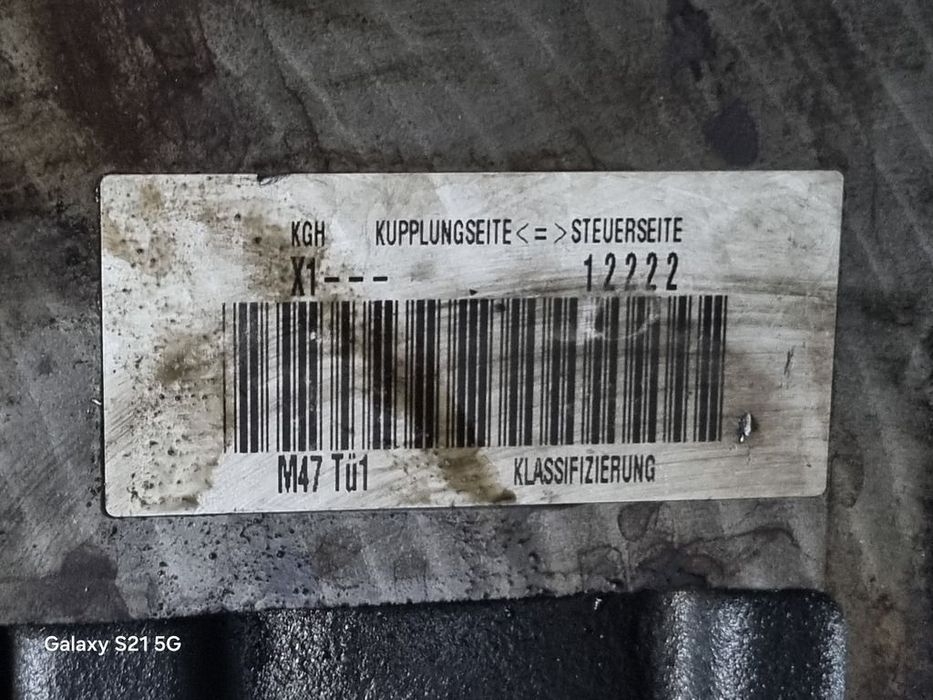 Motor BMW X3 E83 Facelift 2.0 Diesel 2006 - 2010 150CP Manuala M47 Euro4 (1368) Diesel ...