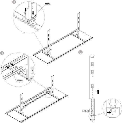 Oglinda pt mobilier interior reglabila Gri metalic – Emuca