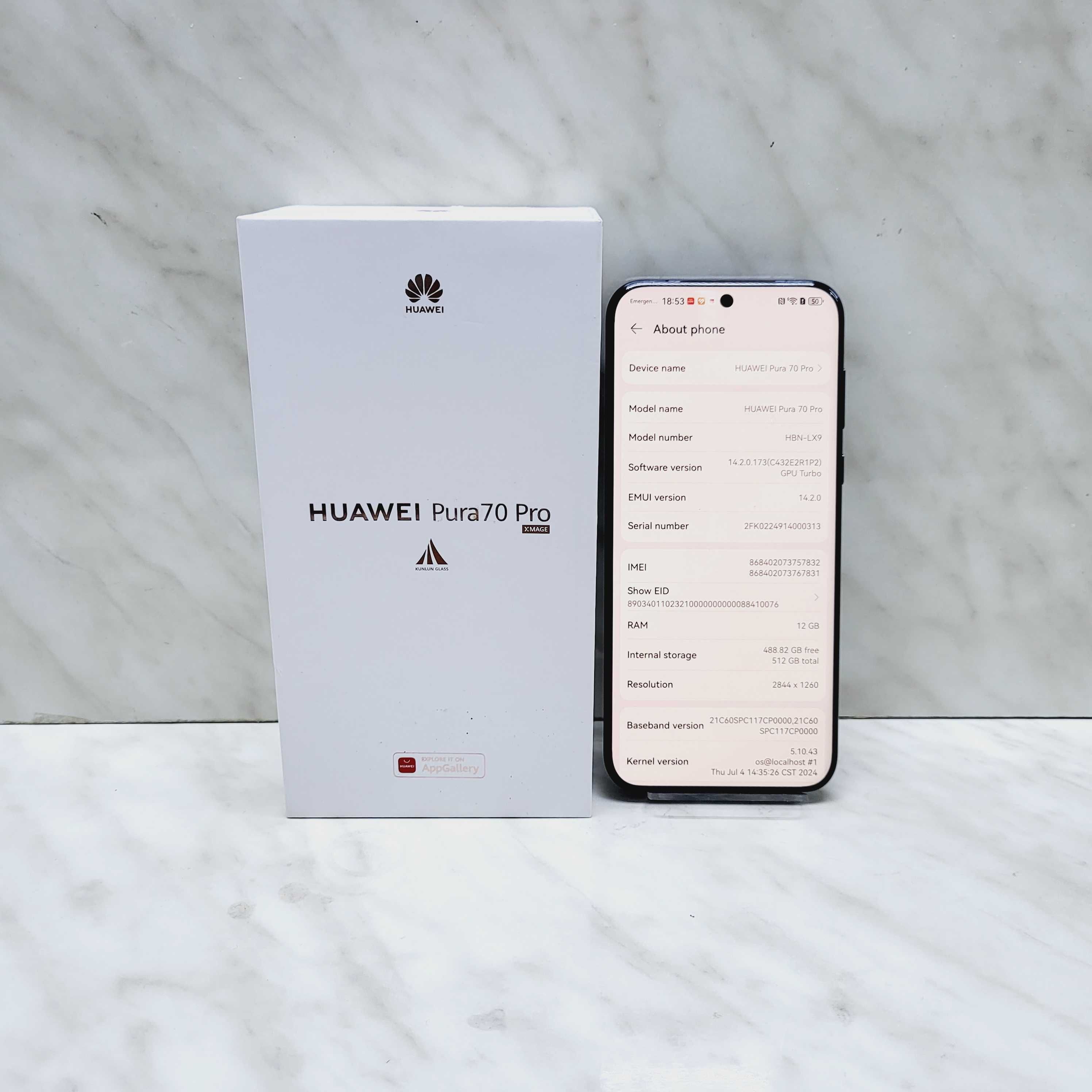Huawei Pura 70 Pro, 512GB, 12GB RAM Nou Factura Zeus Amanet Militari