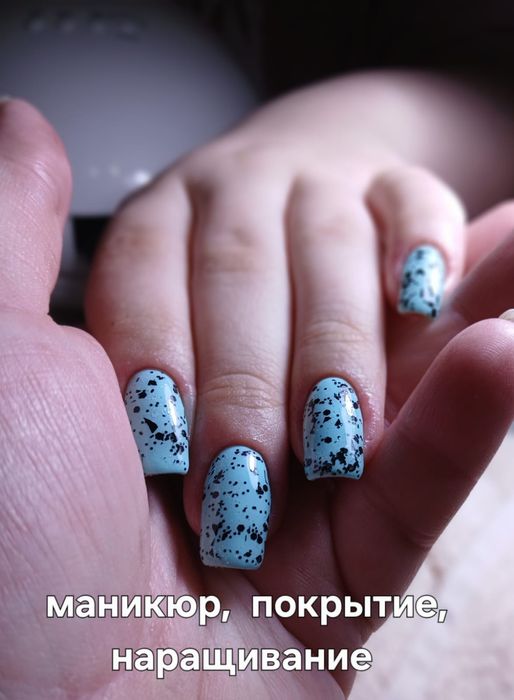 Маникюр наращивание