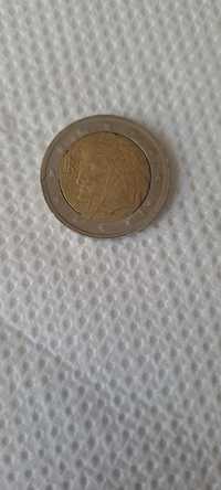Monedă 2euro 2002 cu defect de batere
