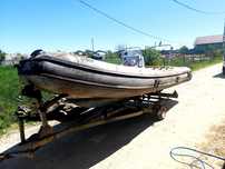 Barcă gonflabilă de pescuit cu capacitate RIB480 8 de mare viteză pent