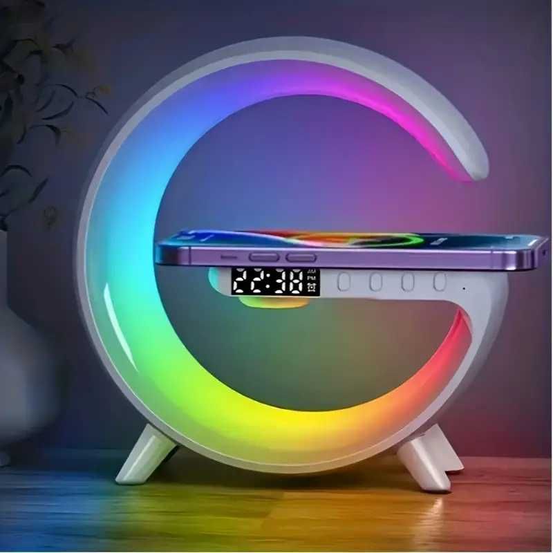 Безжични BT високоговорител с безжично бързо зареждане/ RGB светлина