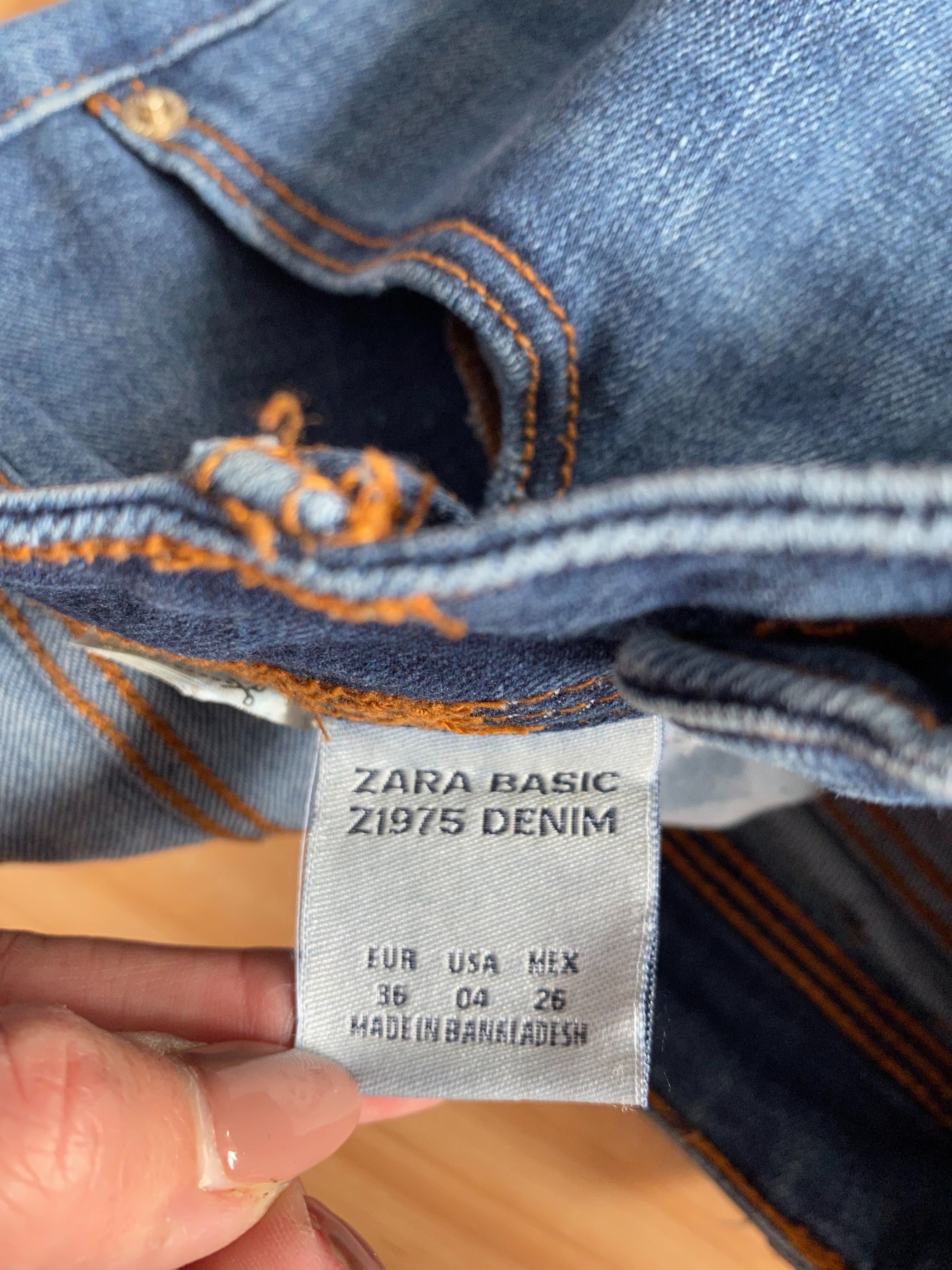 Дамски дънки Zara Z1975 Basic Denim