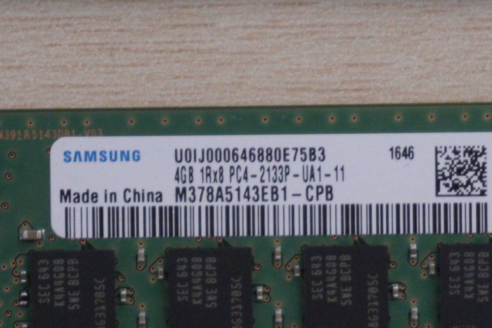 16GB (4x4GB) DDR4 RAM kit 2133 - 2400 Samsung / вкл ДДС