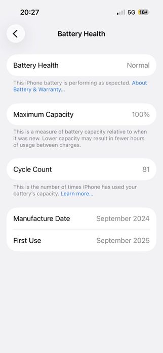 iPhone 15 128gb  2 години Виваком гаранция Нов