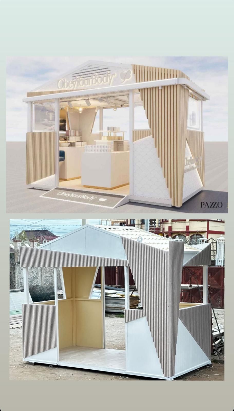 Vand containere modulare tip birou