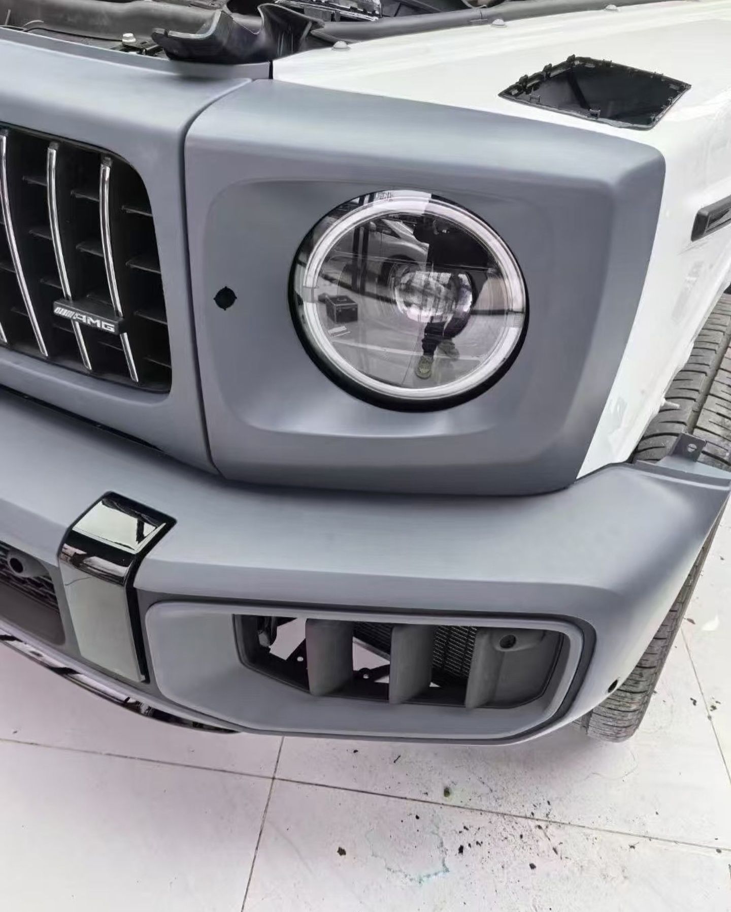 W465 предна броня решетка раздувки W464 G63 AMG