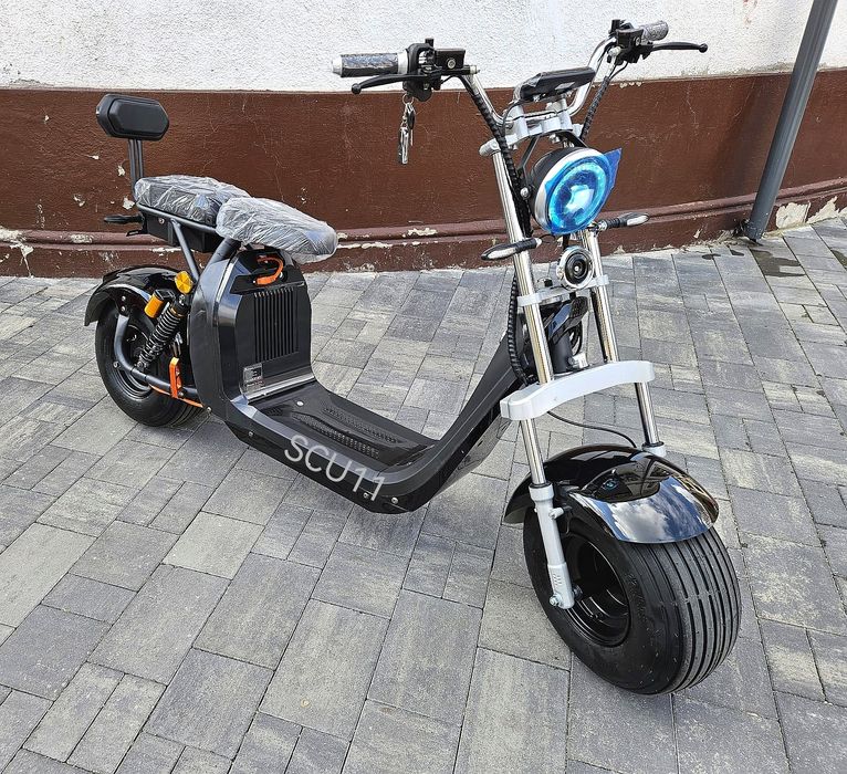 Scuter Electric Fara Permis Smarda 1500W 20Ah Modele Noi
