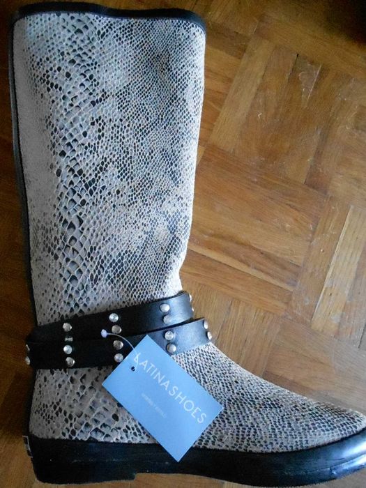 CIZME Cauciuc pt. PLOAIE - senzatie moale de Velur la atigere- 5 poze