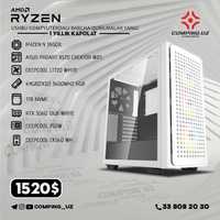 Ryzen 9 5950X / 64Gb(2x32)3600MHz RGB / 1Tb NVMe / RTX3060 12Gb White