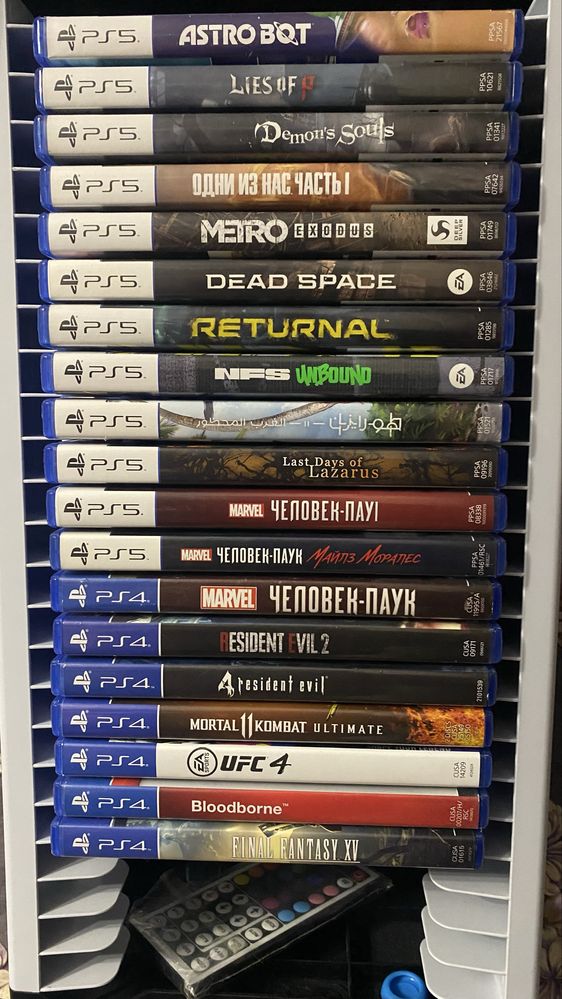 Обменяю диски для PlayStation 4/5