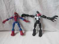 Set figurine flexibile Hasbro Marvel Spiderman+Venom,originale
