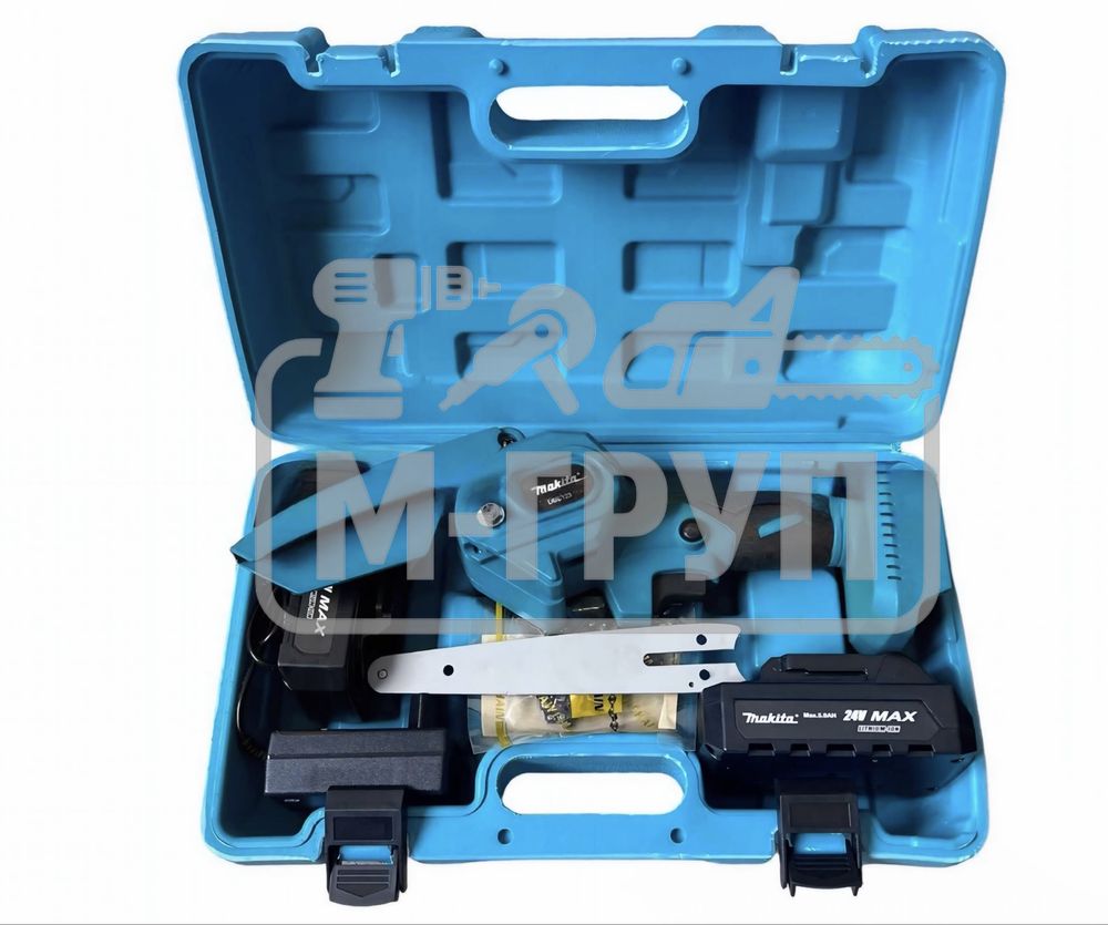 Акумулаторна кастрачка Макита 24V 15см шина 2 батерии