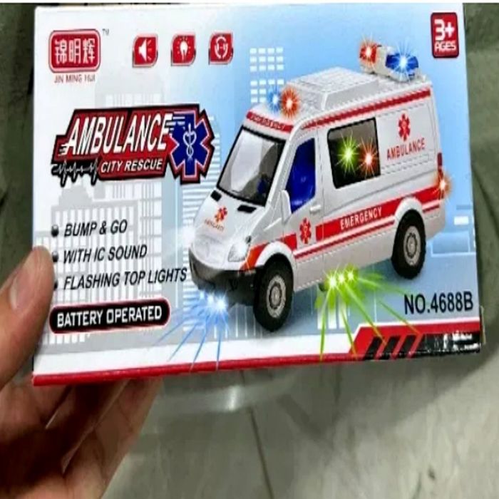 Линейка играчка със звуци и мигащи светлини Bump & Go