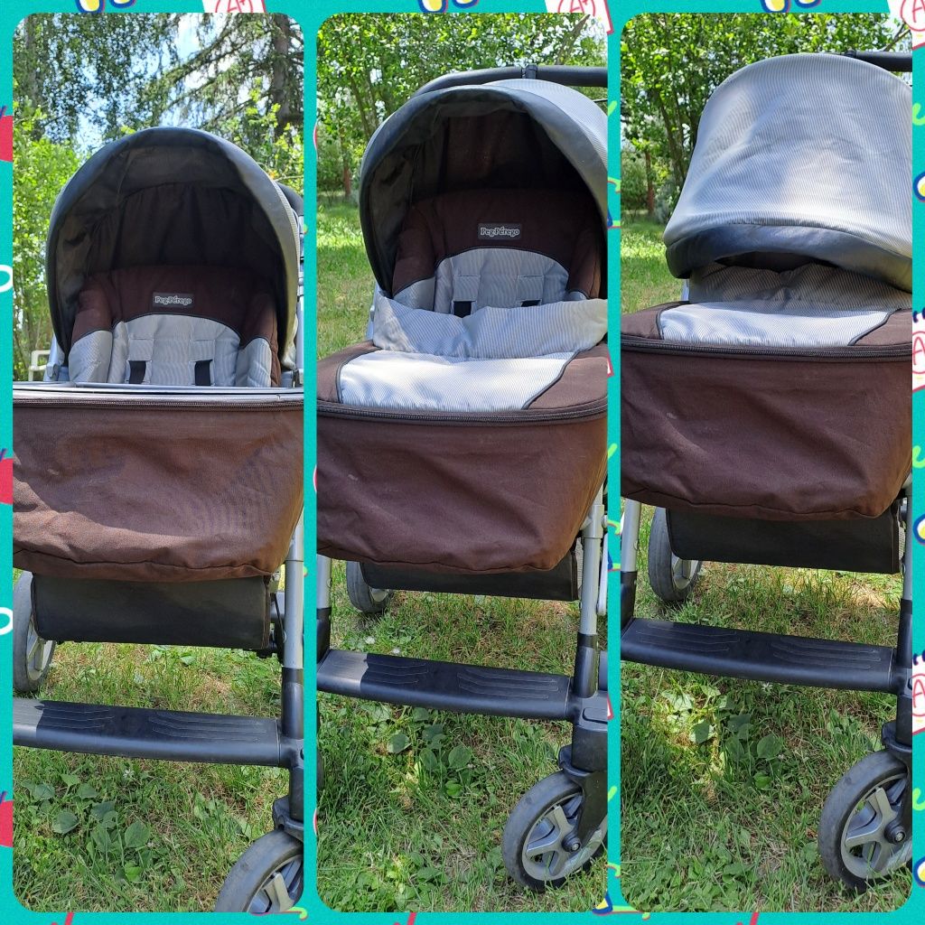 Peg Perego Uno всесезонна бебешка количка, столче за кола Maxi Cosi +