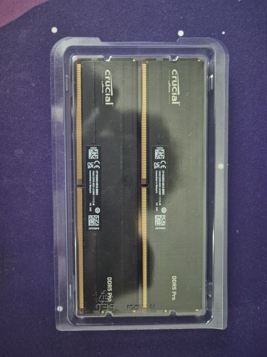 Memorie RAM DDR5 Crucial Pro 6000mhz 32gb, 2x16gb