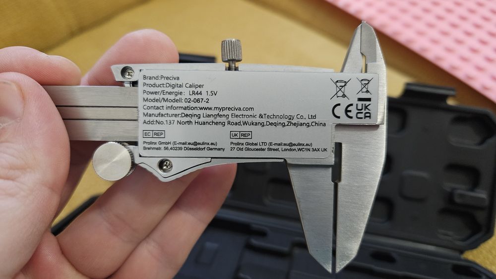 Subler digital metal nou