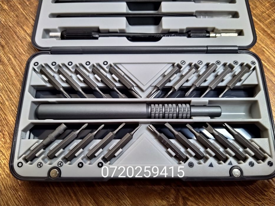 Surubelnita de Precizie Magnetice, HBM, cu biti, 26 piese