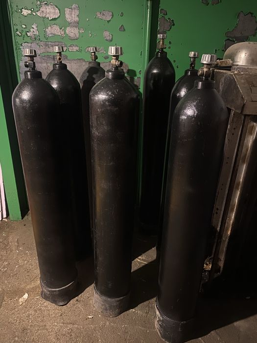 Баллон, полные/пустые углекислотный кислородный газовый