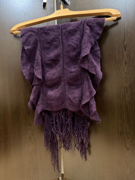 Зимни плетени шалове