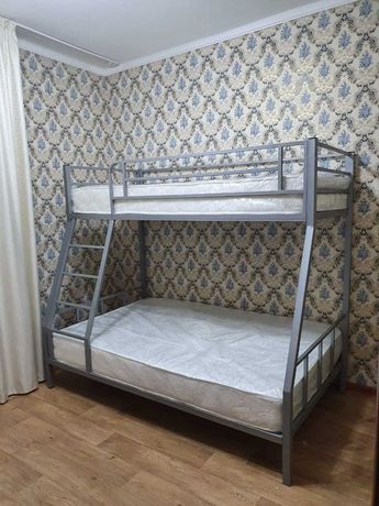 Двухъярусные металлические кровати для взрослых. Разборные. Хостелы