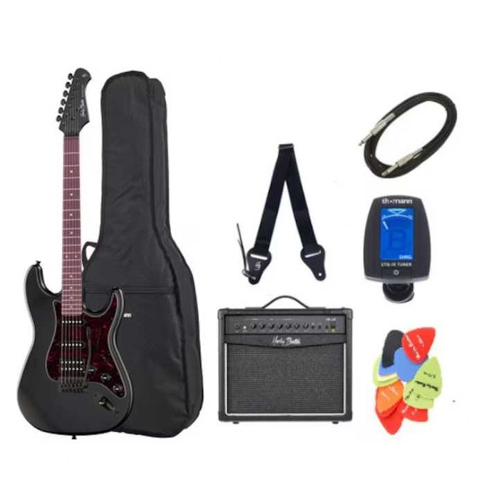 Set Chitara Electrica, Harley Benton, ST-20HSS SBK
