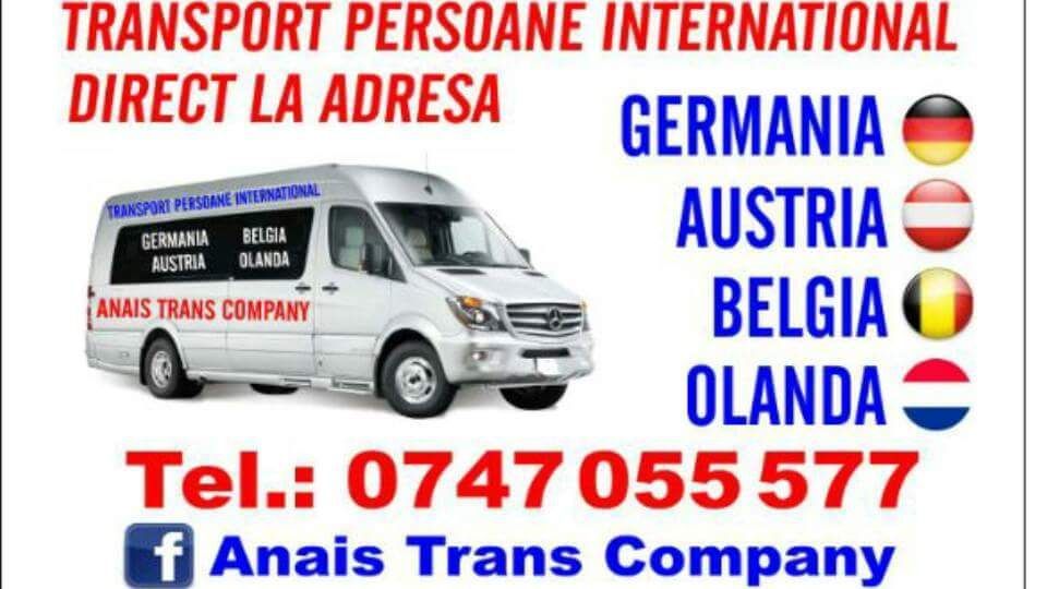 Transport persoane Austria - Germania - Cehia - Luxembourg - Belgia -