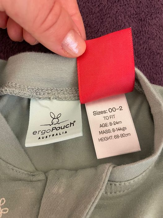 Sac de dormit bebelus Ergo Pouch 0.2 tog 8-24 luni