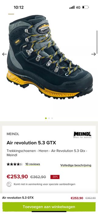 Bocanci Meindl air revolution gtx vibram original barbati